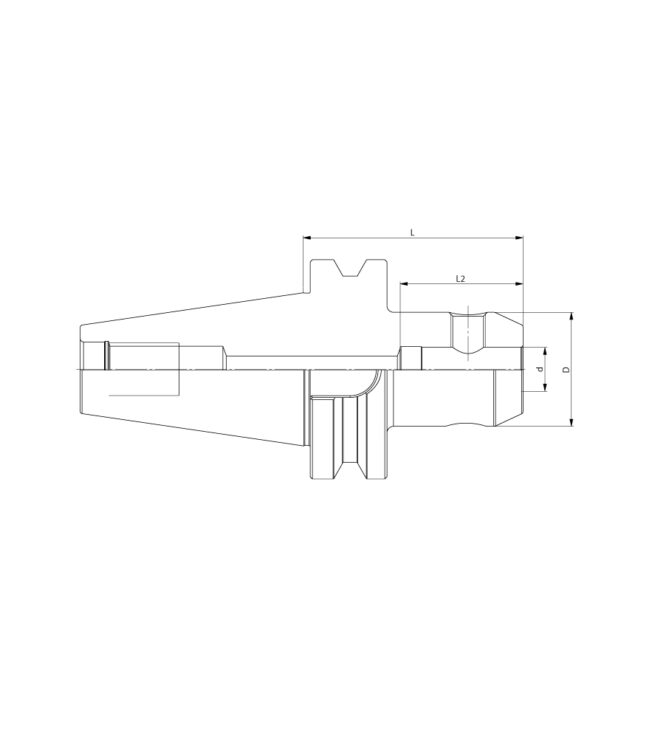 BT 30 Veldon Tutucu (DIN 1835-B)