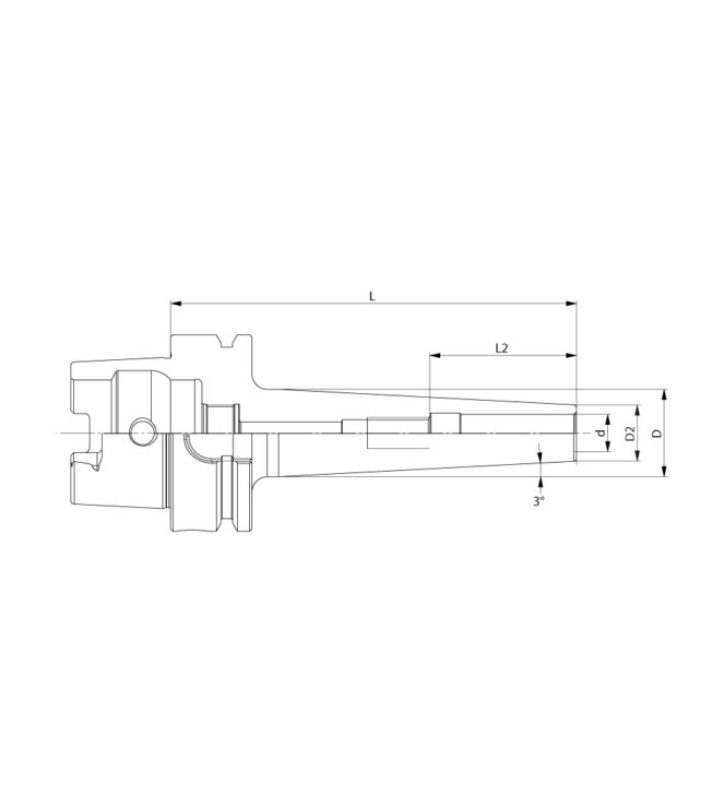 HSK63-E Mini Isıtmalı Takım Tutucu