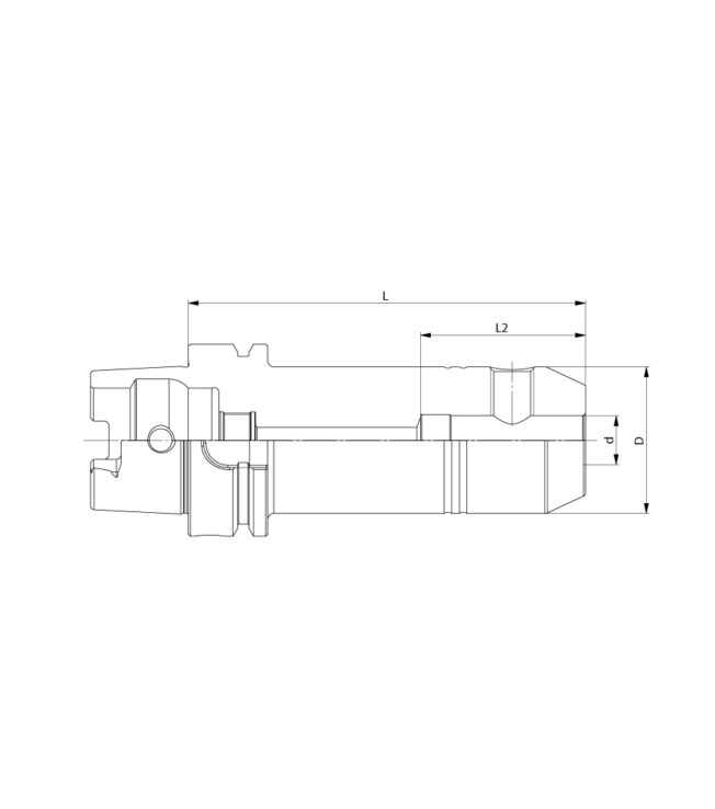 HSK63-A Veldon Tutucu (DIN 1835-B)