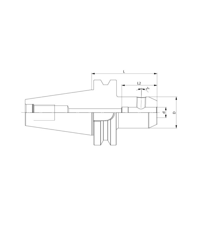 BT 50 Veldon Tutucu (DIN 1835-E)