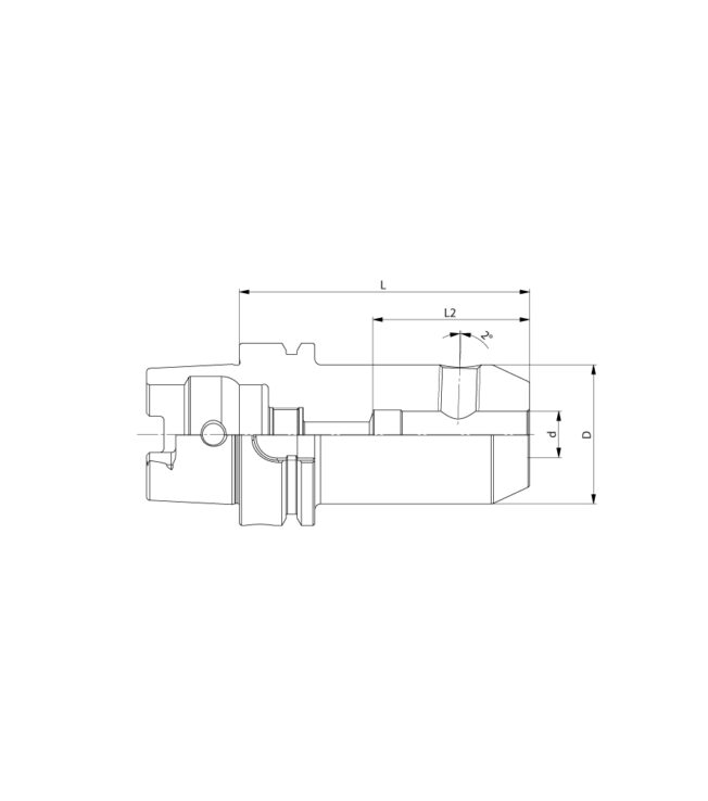 HSK63-A Veldon Tutucu (DIN 1835-E)